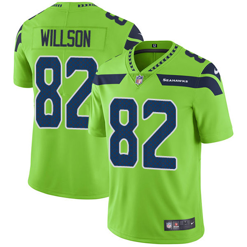 Nike Seahawks #82 Luke Willson Green Men's Stitched NFL Limited Rush Jersey - Click Image to Close